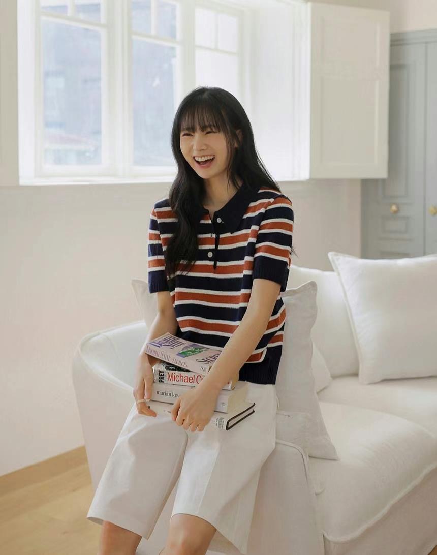 SMILE東大門㊣直郵女裝新品推薦時尚職業休閑人氣熱賣針織衫SMILE針織衫圖色2