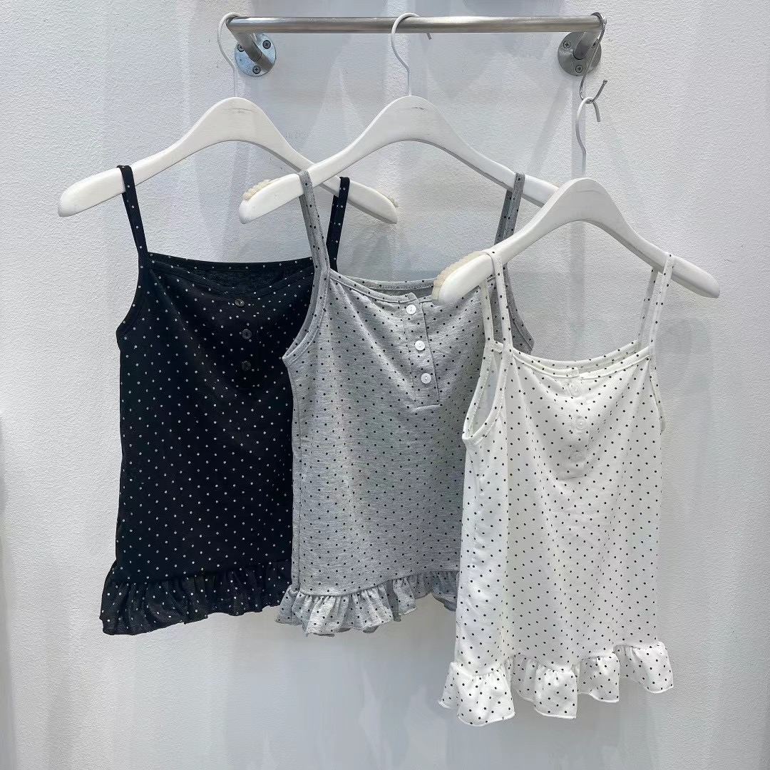 MIMISHOUS-미미네집-T東大門㊣實拍女士新品休閑吊帶背心MIMISHOUS吊帶/背心