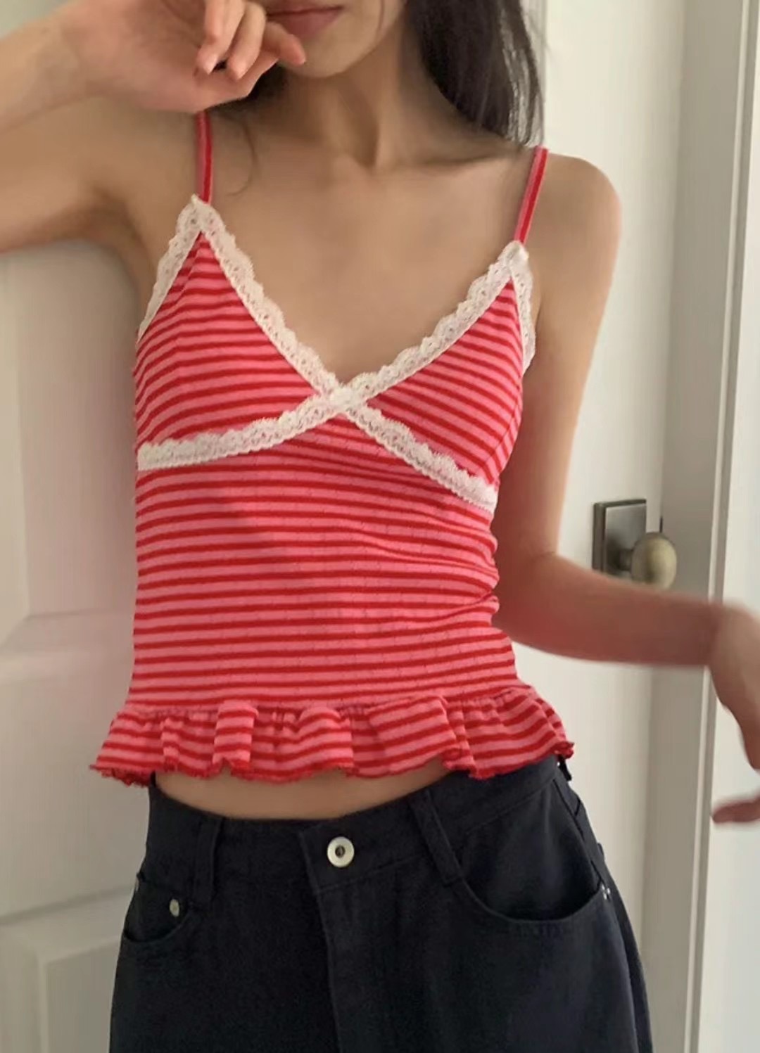 MIMISHOUS-미미네집-T東大門㊣實拍女裝新品職業吊帶背心MIMISHOUS吊帶/背心圖色3