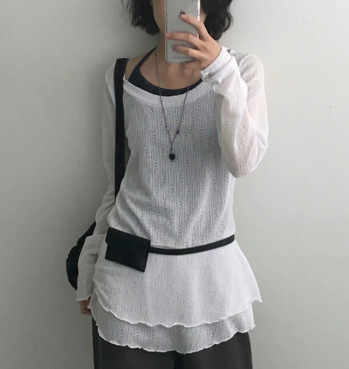 MIMISHOUS-미미네집-T東大門㊣直郵女士新品25春夏連衣裙含腰包MIMISHOUS連衣裙