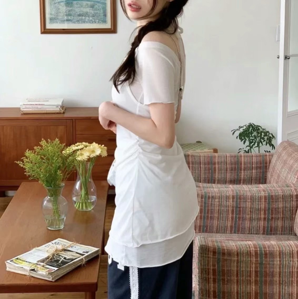 MIMISHOUS-미미네집-T韓國代購㊣女裝新品人氣推薦連衣裙MIMISHOUS連衣裙