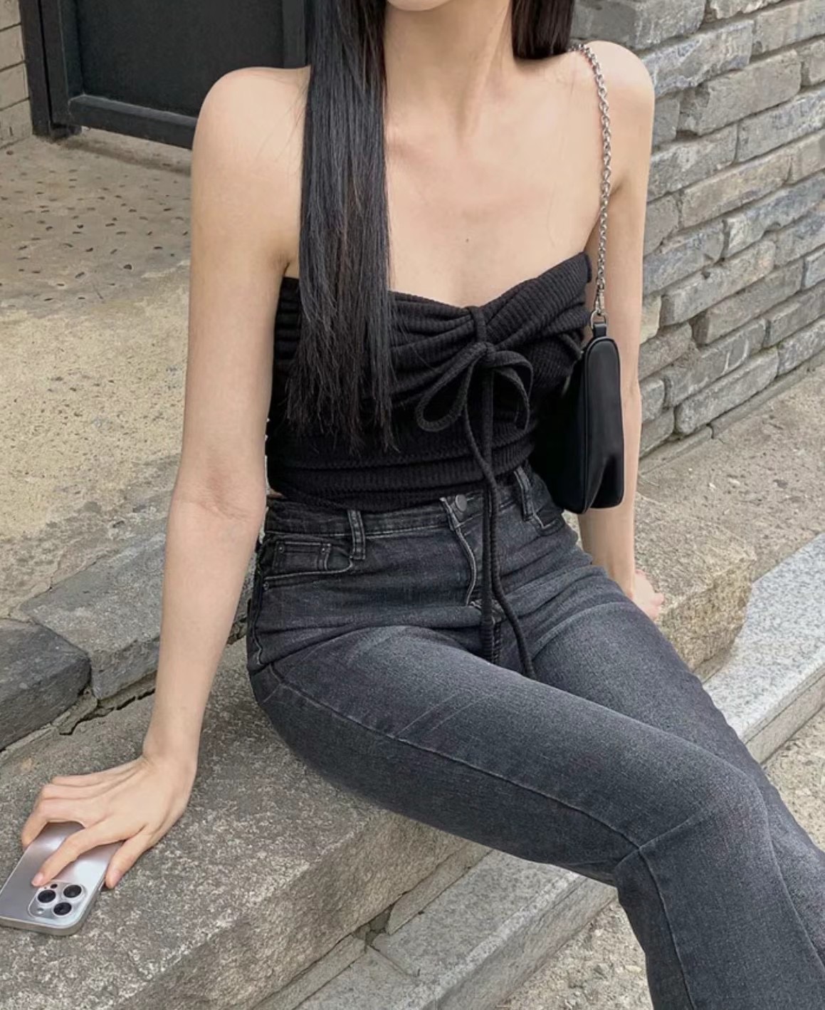 MIMISHOUS-미미네집-T東大門㊣直郵女裝新款25春夏吊帶背心MIMISHOUS吊帶/背心圖色2