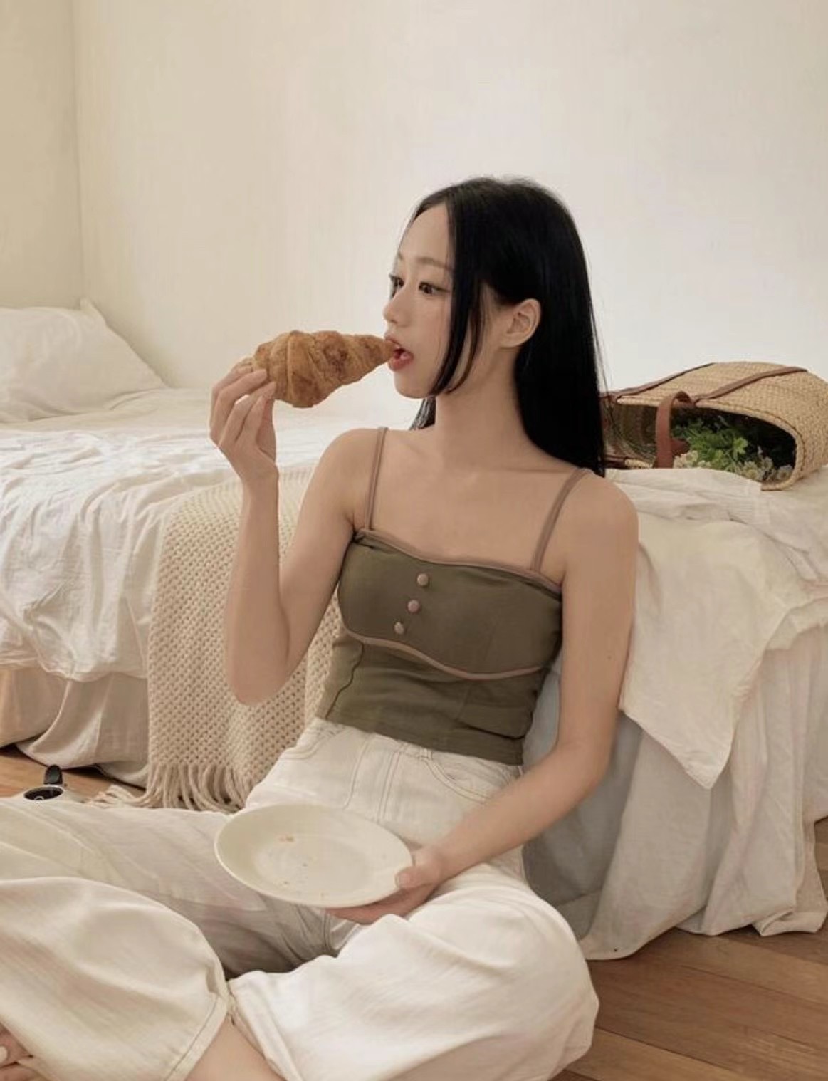 MIMISHOUS-미미네집-T東大門㊣代購女士新款25春夏吊帶背心MIMISHOUS吊帶/背心圖色3