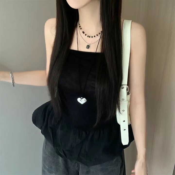 MIMISHOUS-미미네집-T韓國代購㊣女裝新品時尚熱賣吊帶背心MIMISHOUS吊帶/背心