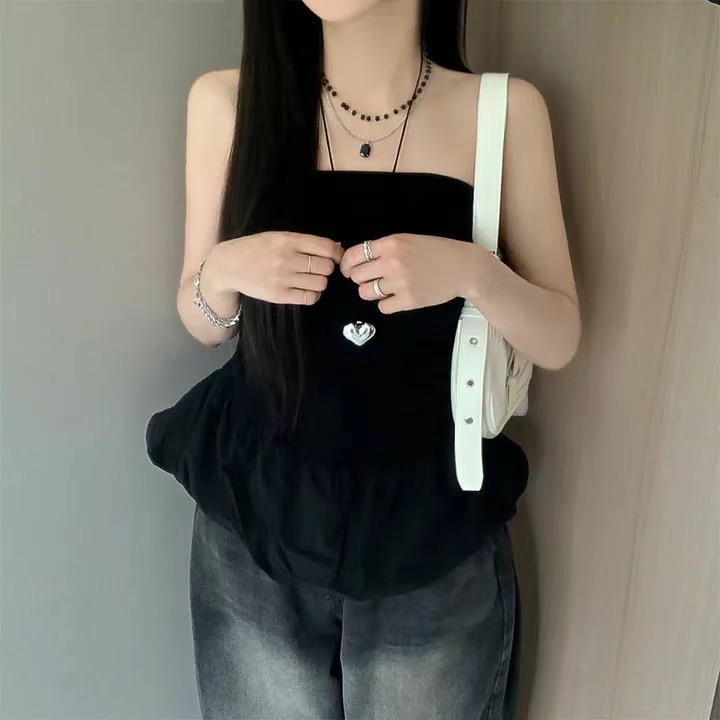 MIMISHOUS-미미네집-T韓國代購㊣女裝新品時尚熱賣吊帶背心MIMISHOUS吊帶/背心圖色2