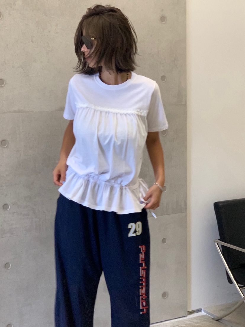 PARIS MATCH東大門㊣直郵女士新品時尚職業25春夏休閑熱賣T恤PARIS MATCHT恤圖色1