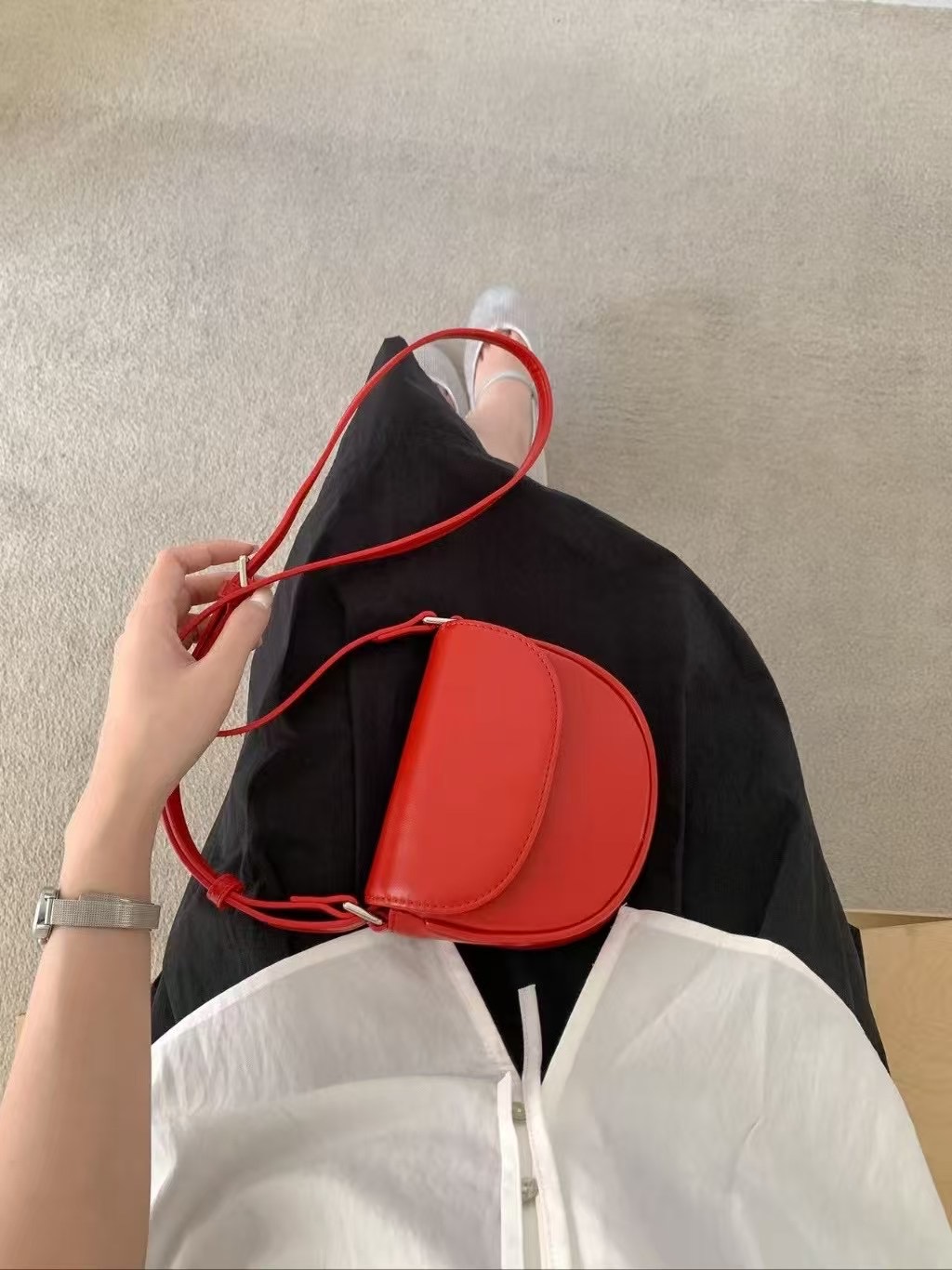 ORANGE-오렌지-OT韓國直郵㊣女裝新品人氣職業單肩斜跨包ORANGE單肩/斜跨包
