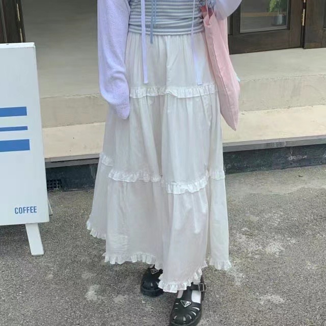 BUNNYFLOWER2東大門㊣直郵女士新品時尚休閑真品推薦熱賣長裙BUNNYFLOWER2長裙