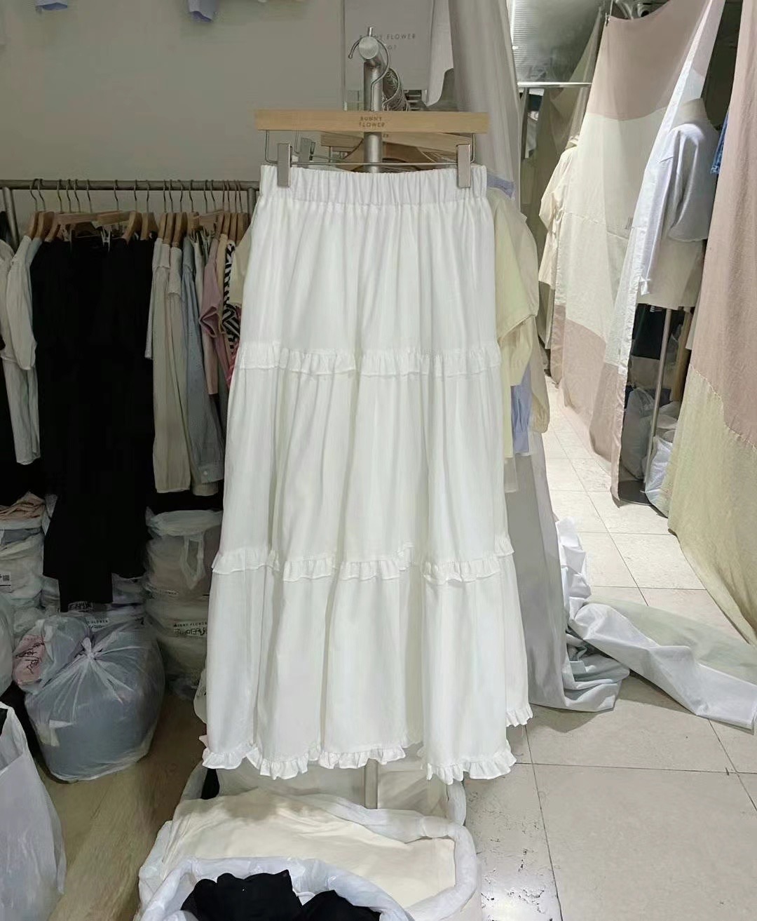 BUNNYFLOWER2東大門㊣直郵女士新品時尚休閑真品推薦熱賣長裙BUNNYFLOWER2長裙