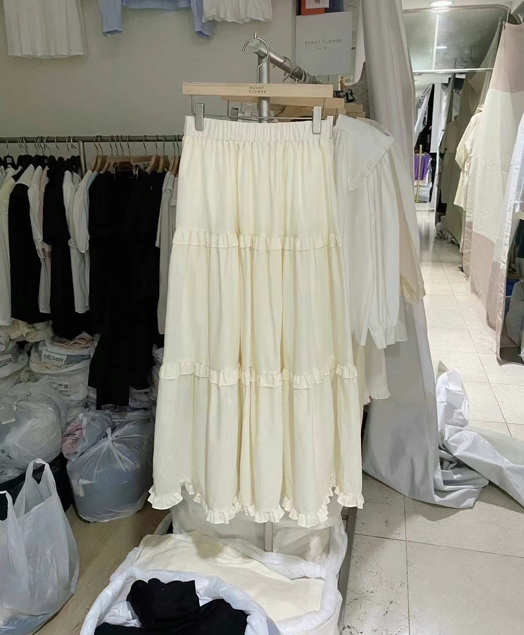 BUNNYFLOWER2東大門㊣直郵女士新品時尚休閑真品推薦熱賣長裙BUNNYFLOWER2長裙圖色2