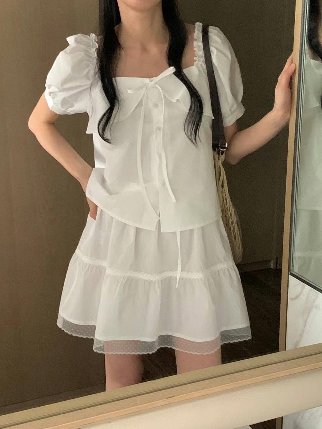FLUTTER東大門㊣實拍女士新款休閑人氣推薦真品熱賣襯衫蕾絲衫FLUTTER/INOUF襯衫/蕾絲衫