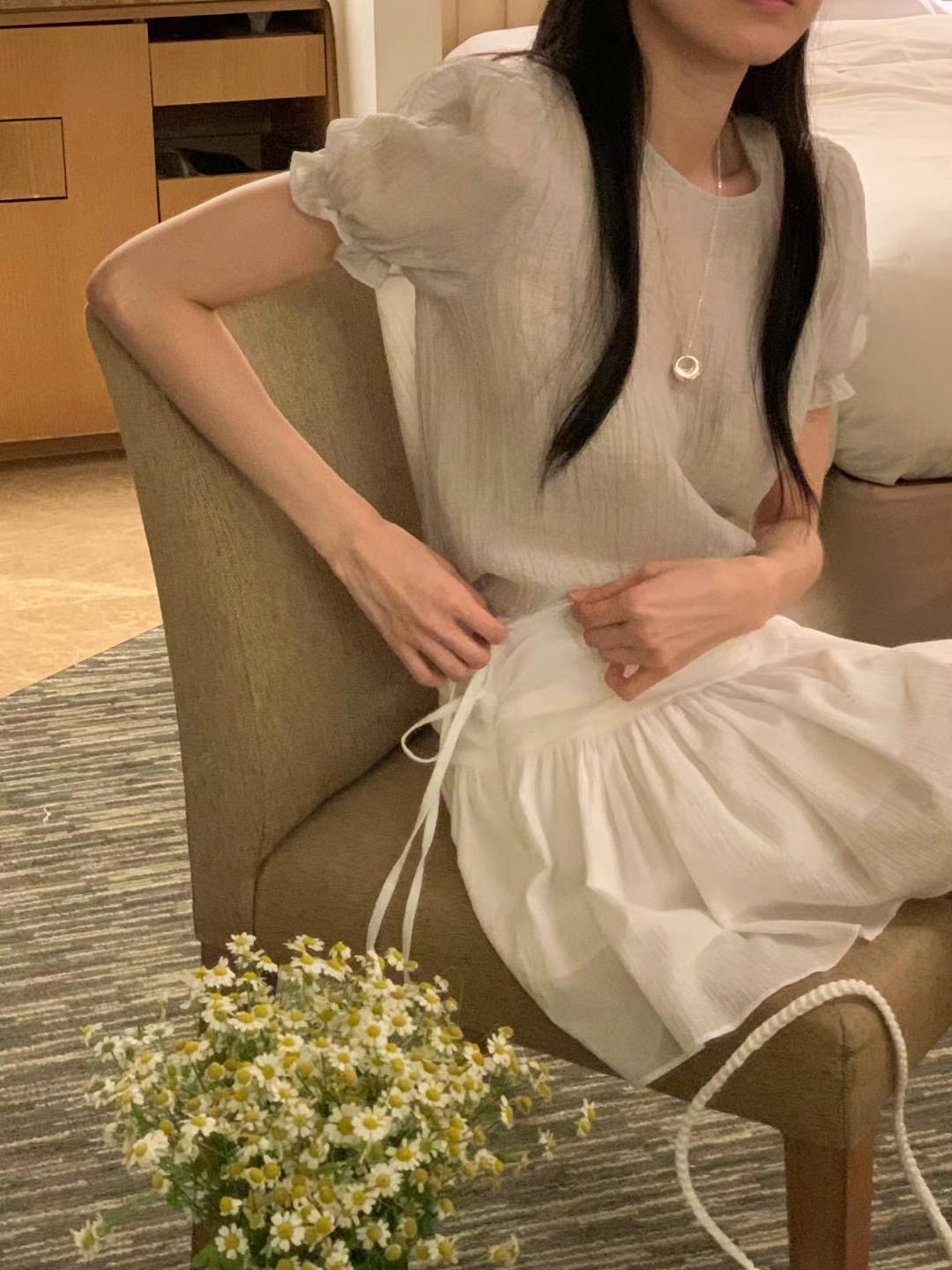 FLUTTER東大門㊣直郵女士新品職業時尚推薦熱賣25春夏襯衫蕾絲衫FLUTTER/INOUF襯衫/蕾絲衫