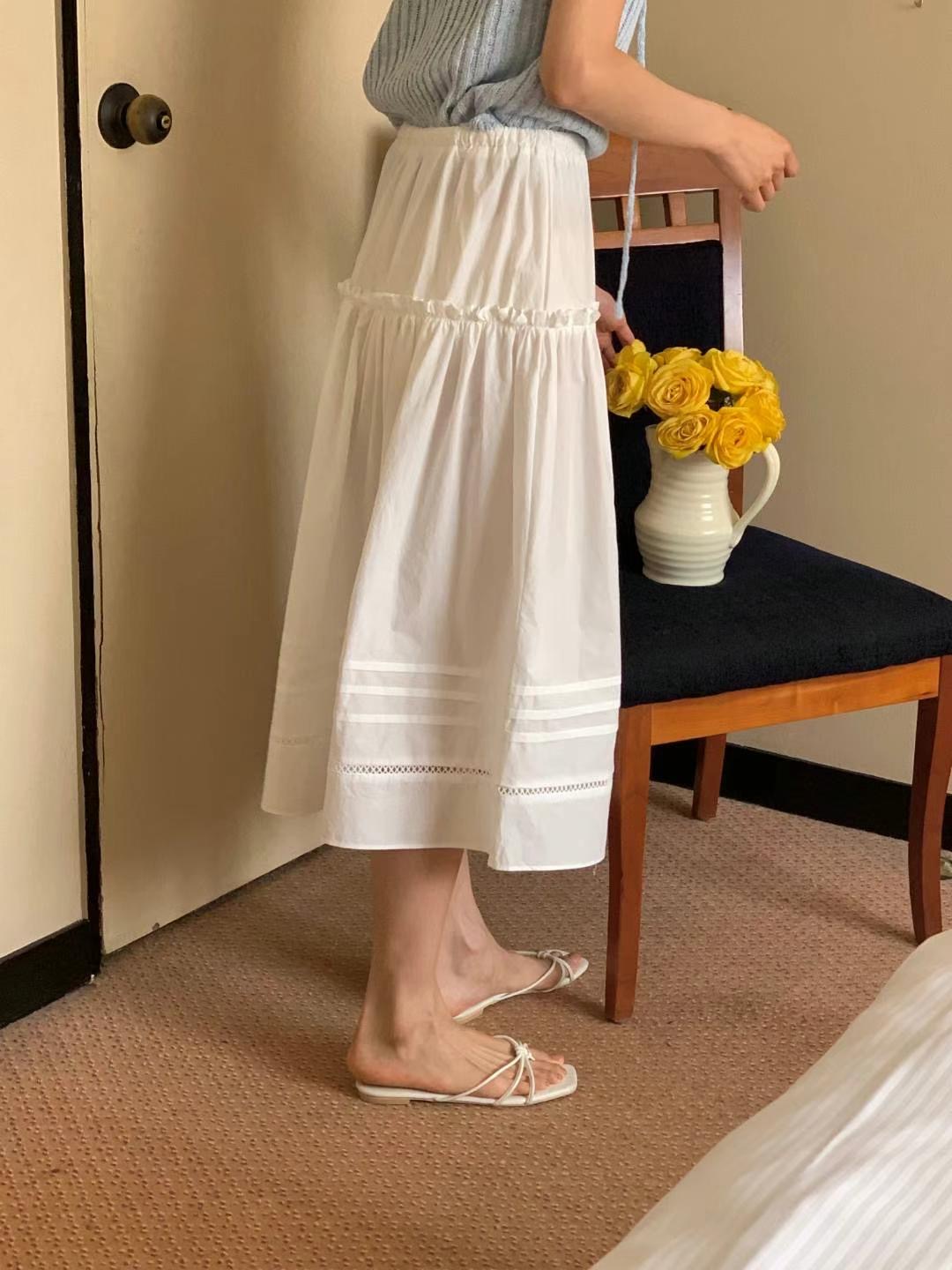 FLUTTER東大門㊣代購女裝新品25春夏休閑熱賣人氣職業時尚長裙FLUTTER/INOUF長裙