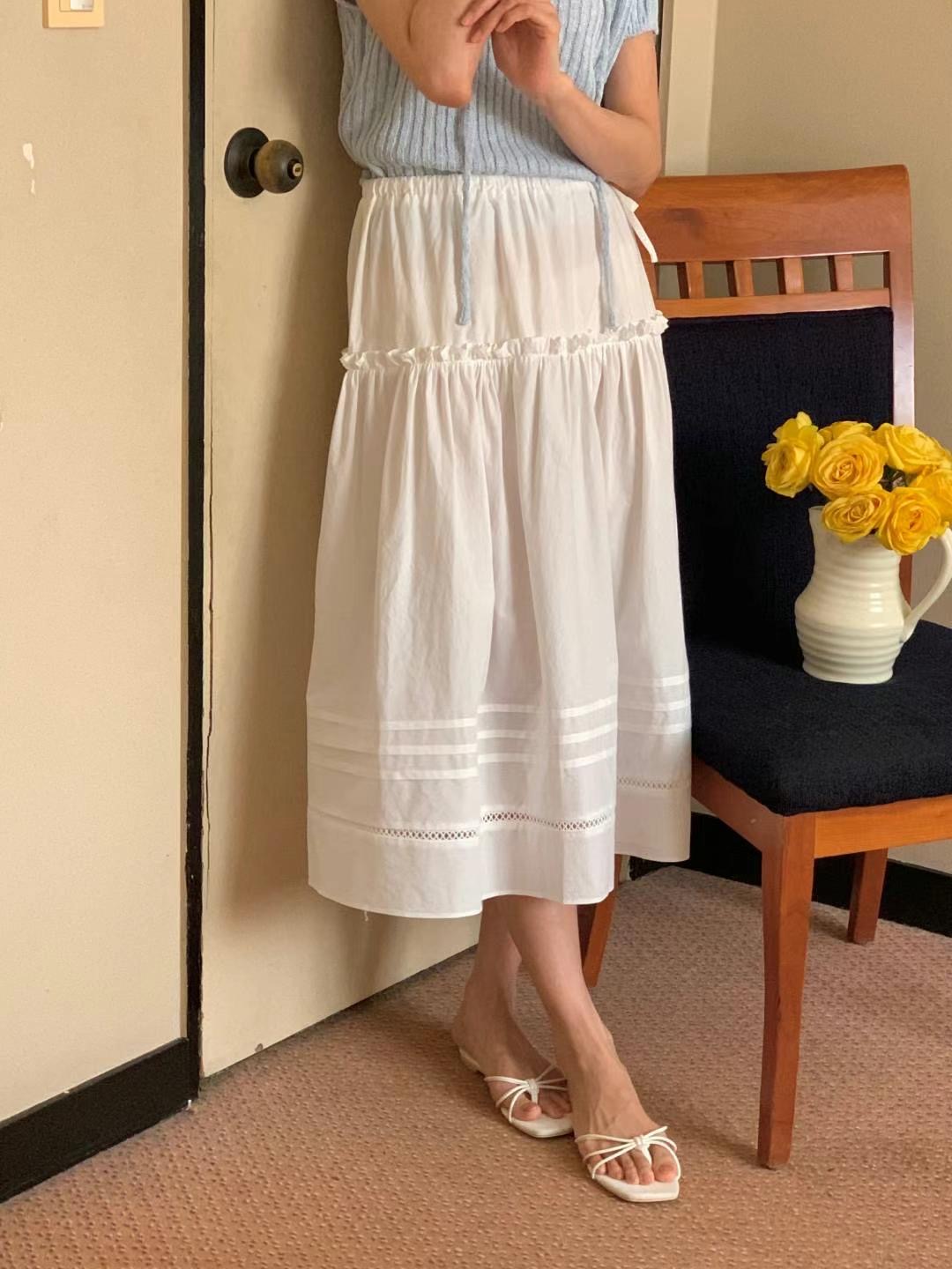 FLUTTER東大門㊣代購女裝新品25春夏休閑熱賣人氣職業時尚長裙FLUTTER/INOUF長裙