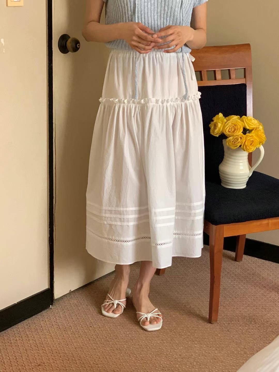 FLUTTER東大門㊣代購女裝新品25春夏休閑熱賣人氣職業時尚長裙FLUTTER/INOUF長裙