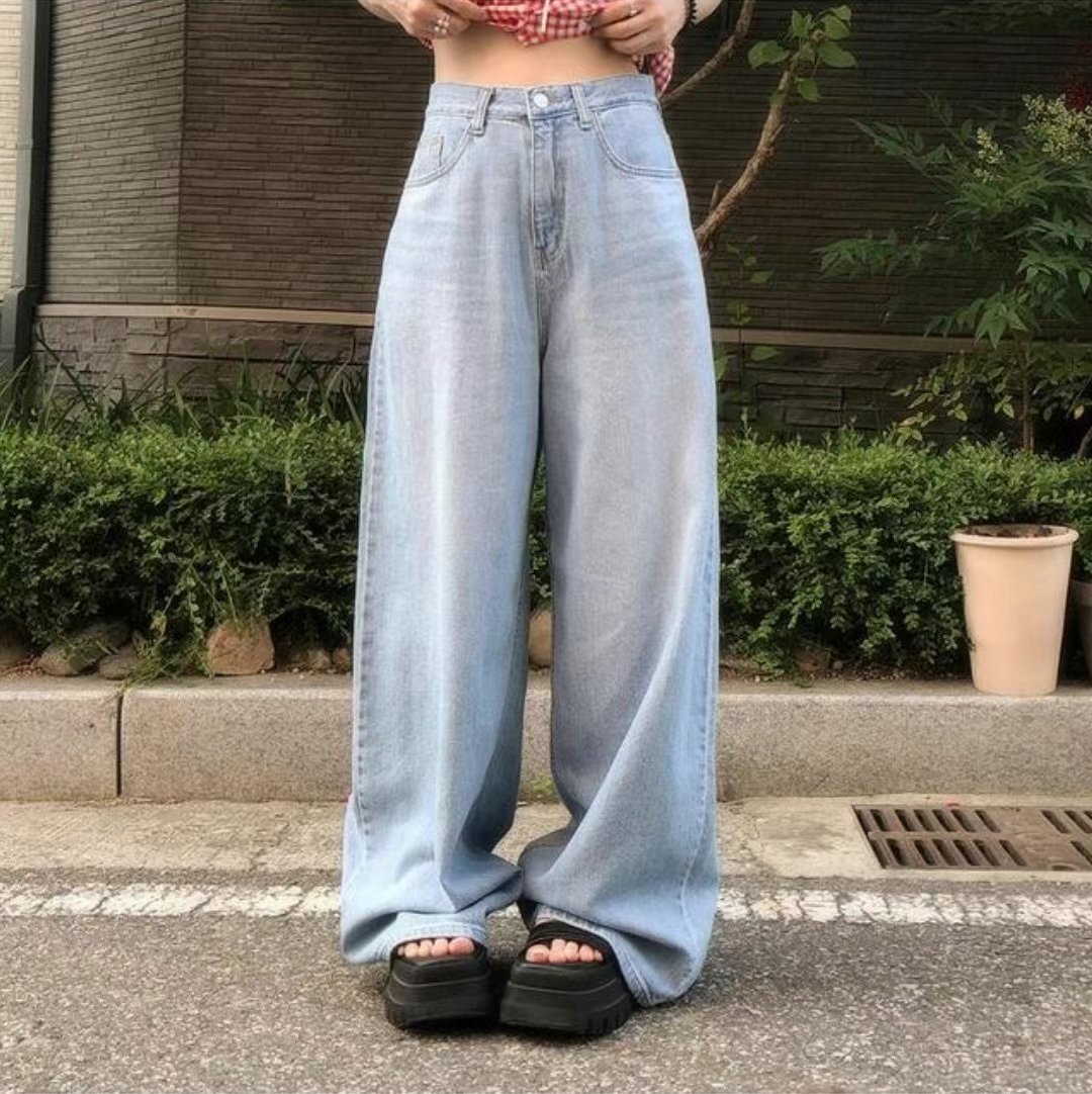 BLOCK東大門㊣實拍女裝新款熱賣人氣真品職業推薦25春夏牛仔褲BLOCK牛仔褲