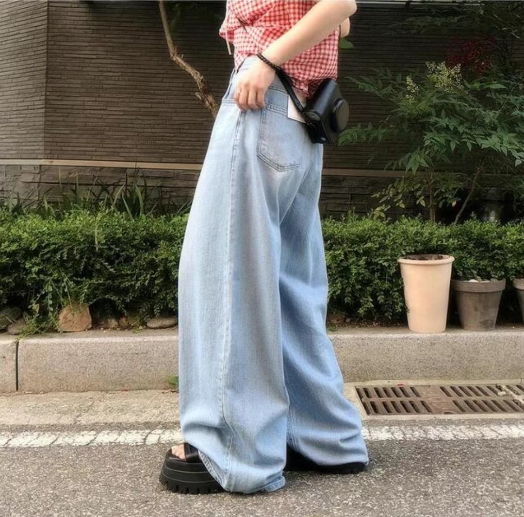 BLOCK東大門㊣實拍女裝新款熱賣人氣真品職業推薦25春夏牛仔褲BLOCK牛仔褲