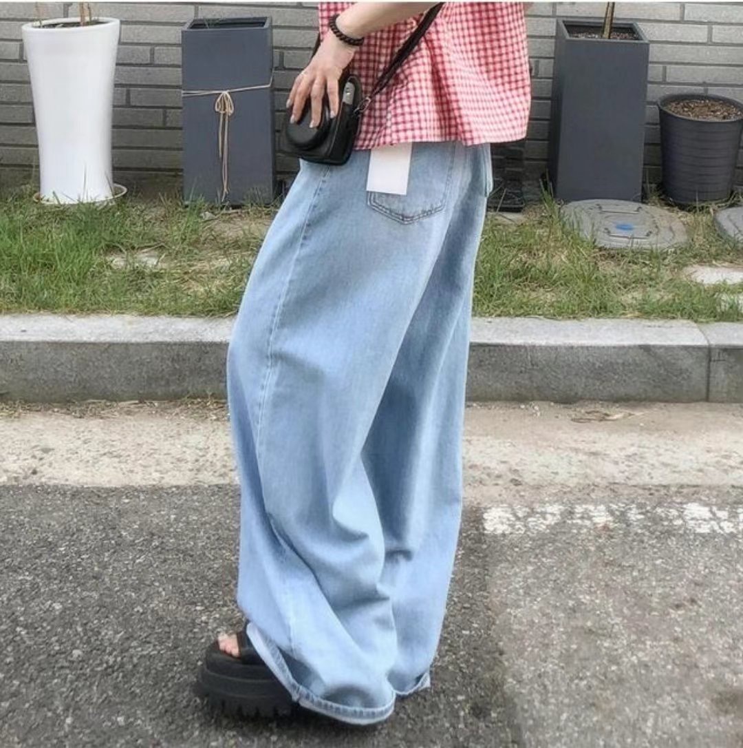 BLOCK東大門㊣實拍女裝新款熱賣人氣真品職業推薦25春夏牛仔褲BLOCK牛仔褲