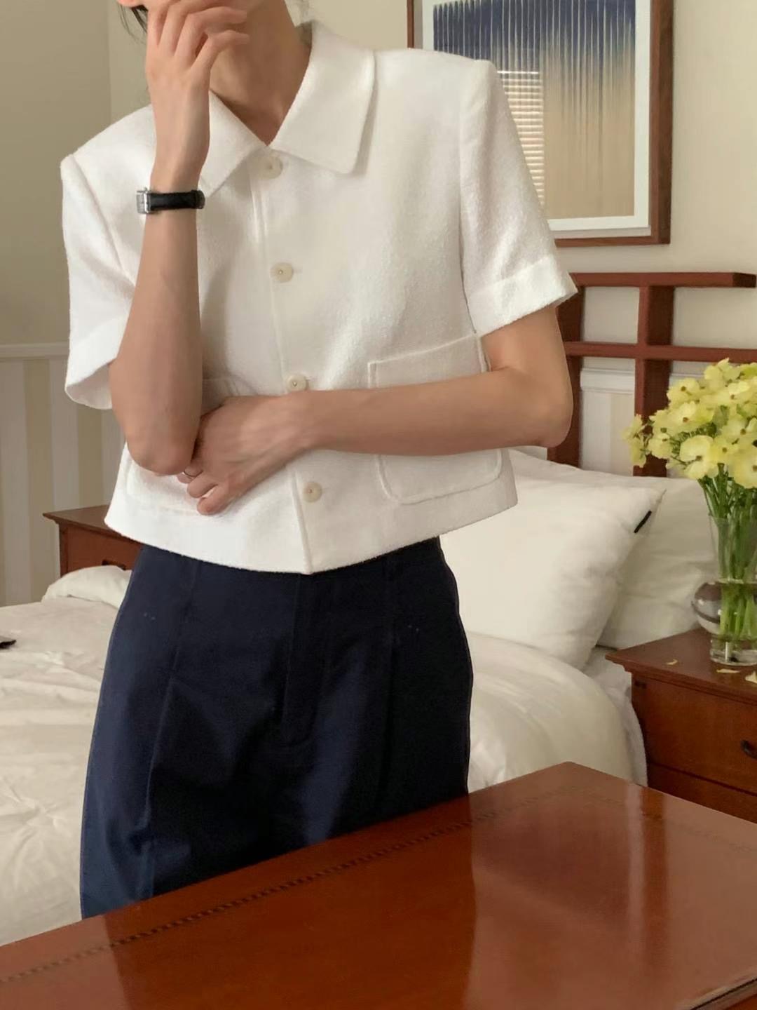 FLUTTER東大門㊣直郵女裝新款熱賣職業休閑推薦人氣真品夾克FLUTTER/INOUF夾克