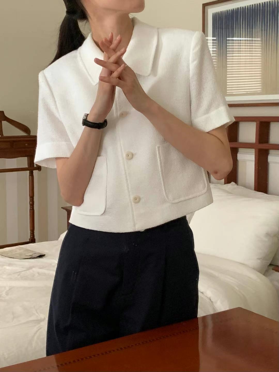 FLUTTER東大門㊣直郵女裝新款熱賣職業休閑推薦人氣真品夾克FLUTTER/INOUF夾克