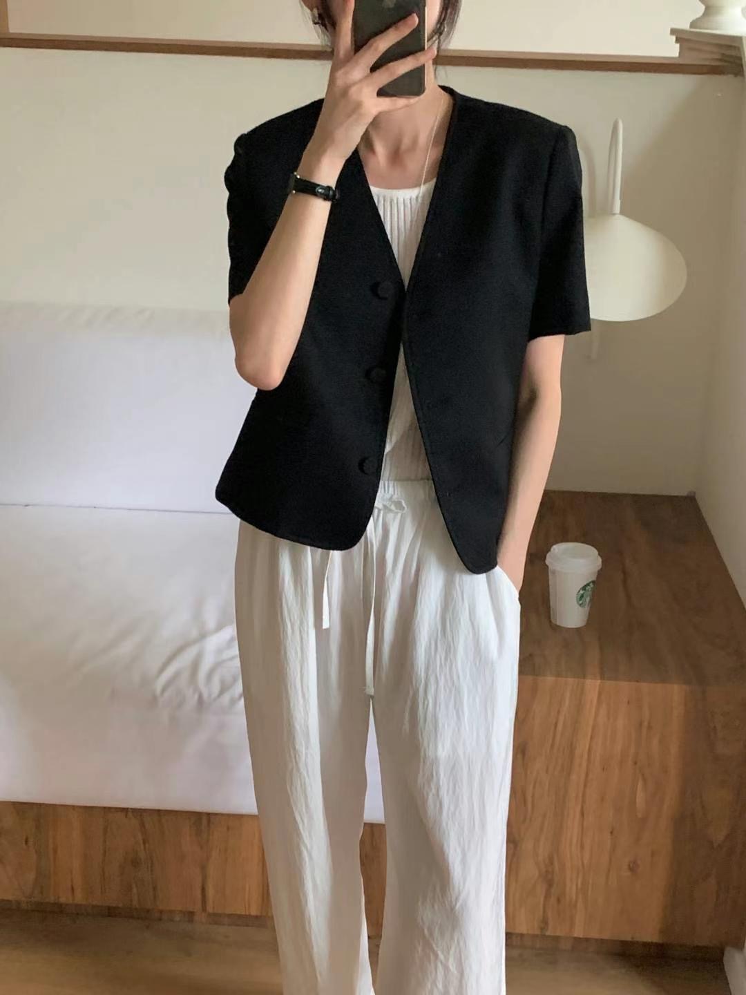 FLUTTER東大門㊣直郵女士新品熱賣休閑人氣真品時尚25春夏夾克FLUTTER/INOUF夾克圖色2