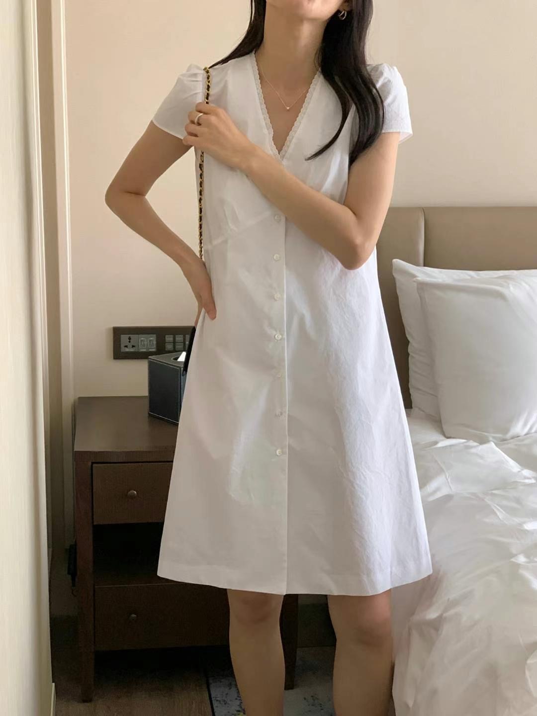 FLUTTER韓國直郵㊣女士新款職業時尚休閑人氣25春夏真品連衣裙FLUTTER/INOUF連衣裙