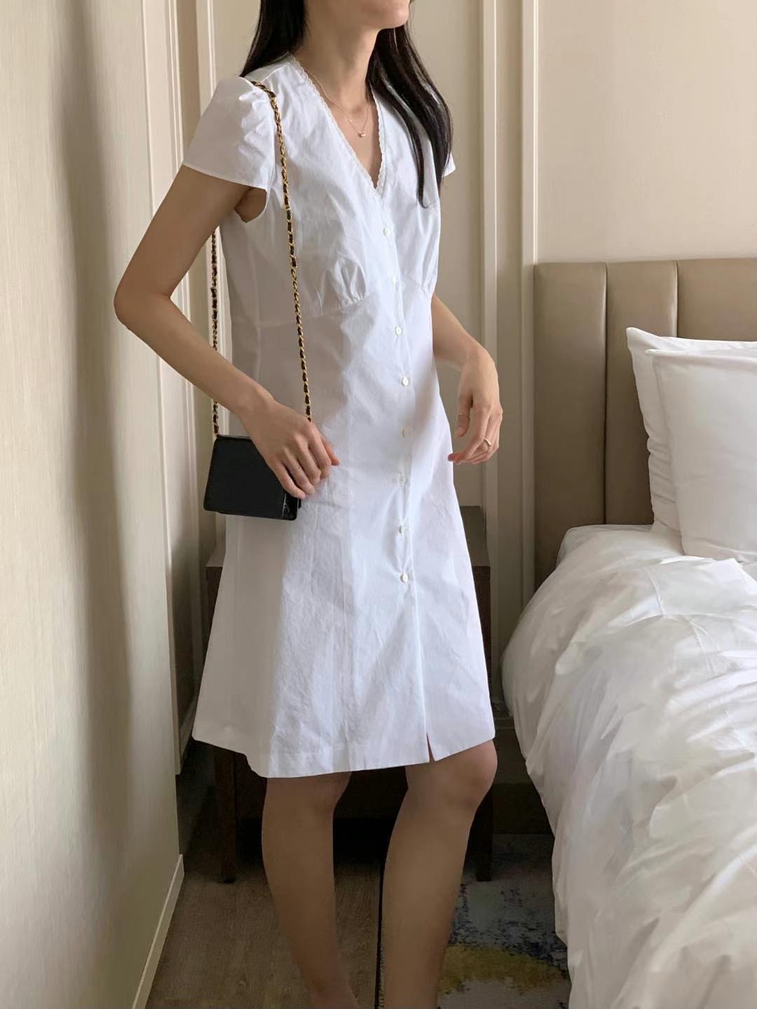 FLUTTER韓國直郵㊣女士新款職業時尚休閑人氣25春夏真品連衣裙FLUTTER/INOUF連衣裙