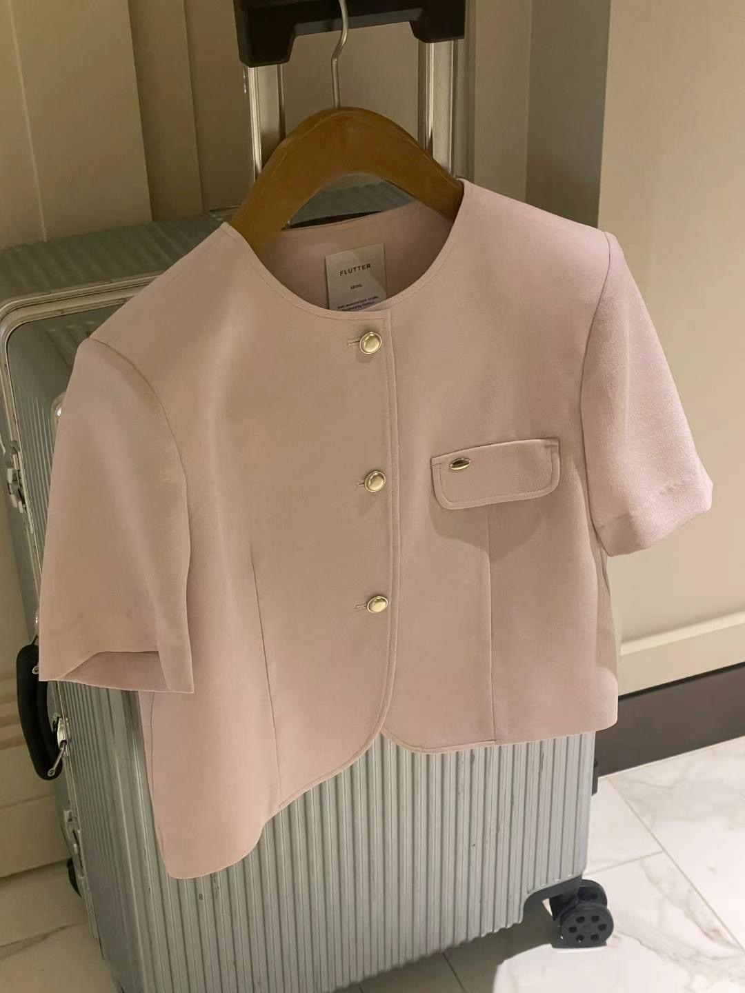 FLUTTER東大門㊣實拍女裝新品職業時尚推薦25春夏真品休閑夾克FLUTTER/INOUF夾克圖色2
