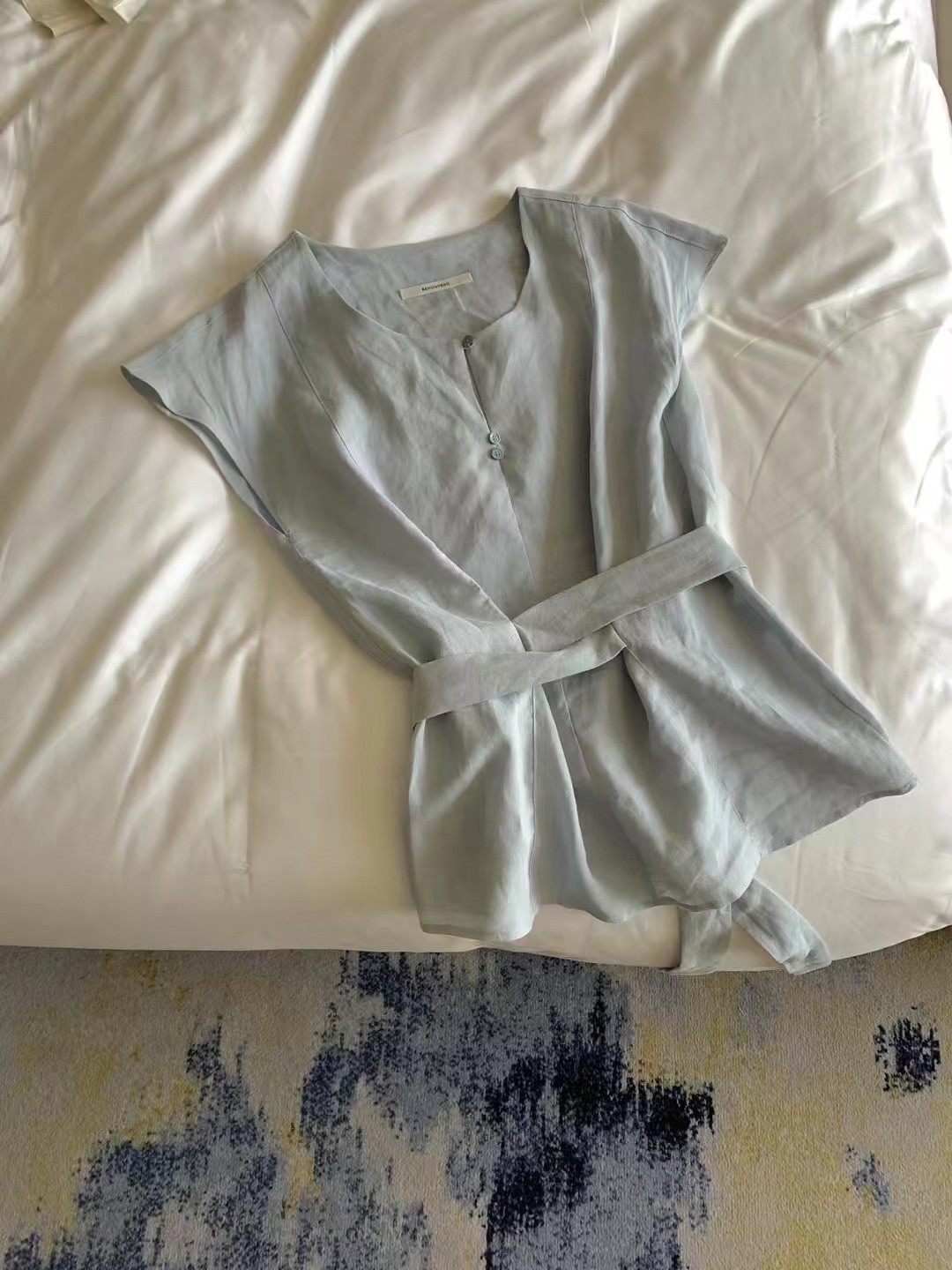 RENOUVEAU東大門㊣代購女士新款25春夏真品職業休閑襯衫蕾絲衫RENOUVEAU襯衫/蕾絲衫圖色3