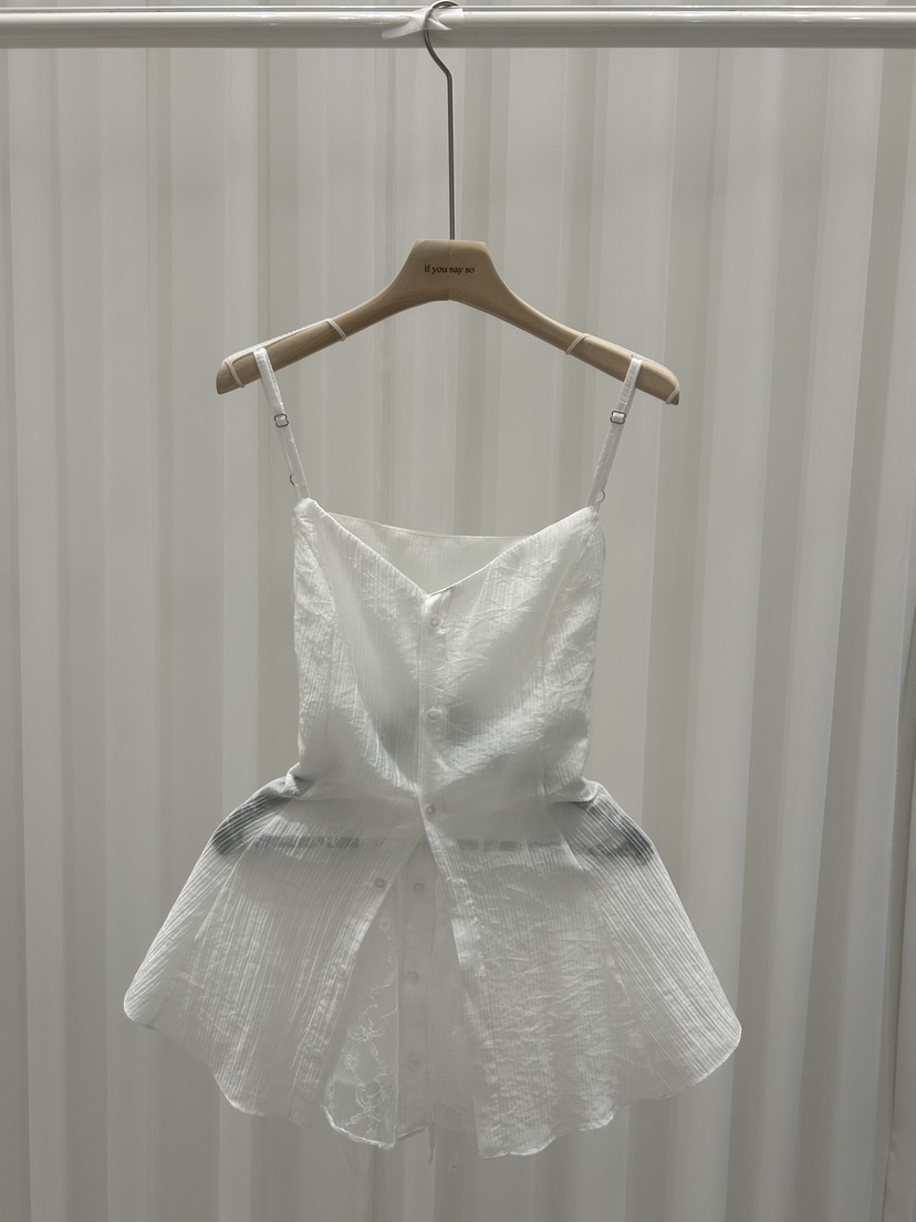 IF YOU SAY SO韓國代購㊣女士新品25春夏時尚人氣吊帶背心IF YOU SAY SO吊帶/背心