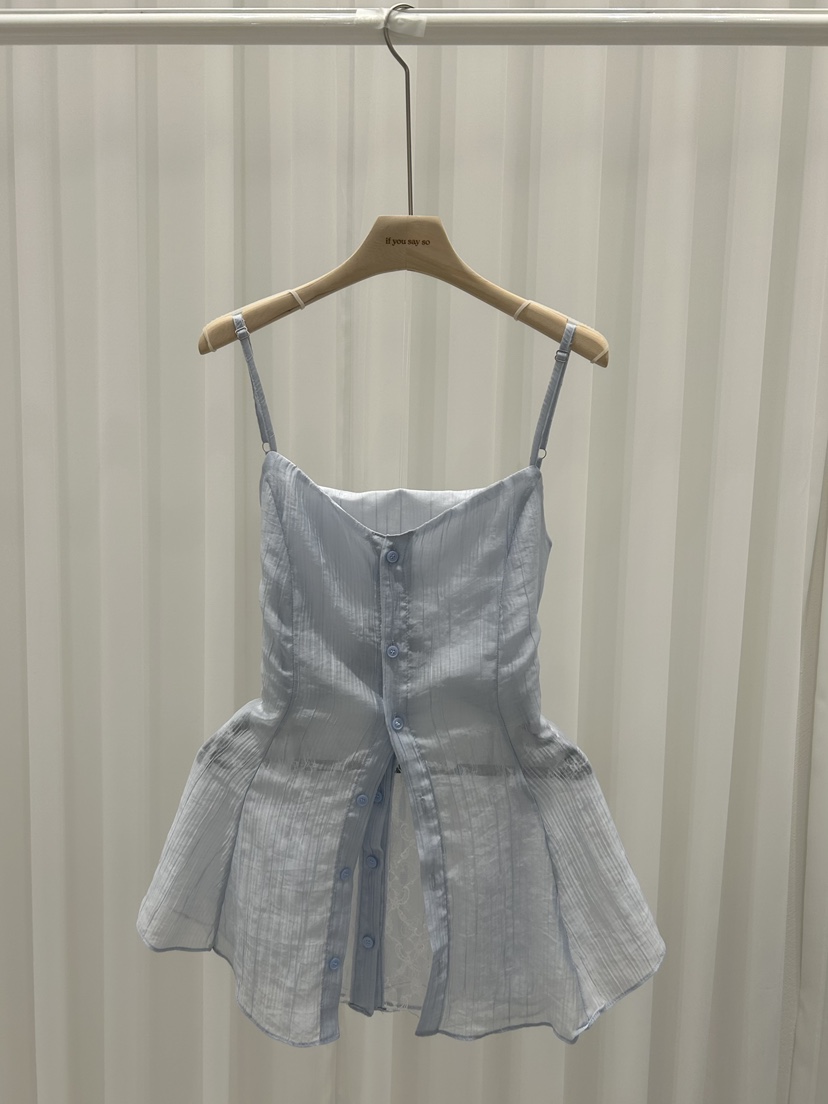 IF YOU SAY SO韓國代購㊣女士新品25春夏時尚人氣吊帶背心IF YOU SAY SO吊帶/背心圖色2