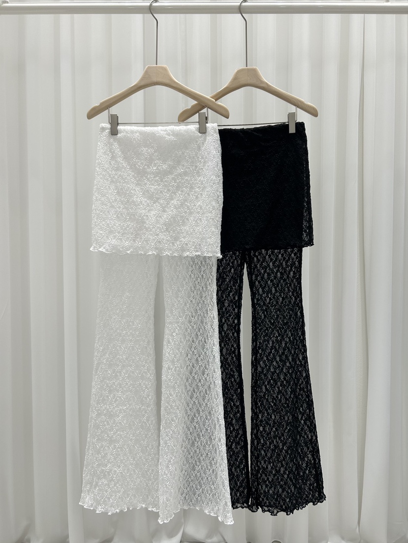 IF YOU SAY SO東大門㊣實拍女裝新品職業25春夏裙褲蕾絲IF YOU SAY SO裙褲
