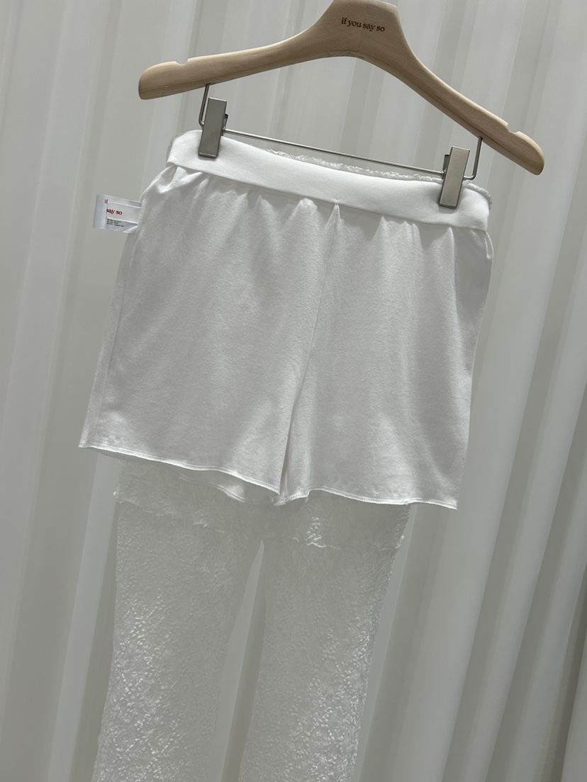 IF YOU SAY SO東大門㊣實拍女裝新品職業25春夏裙褲蕾絲IF YOU SAY SO裙褲