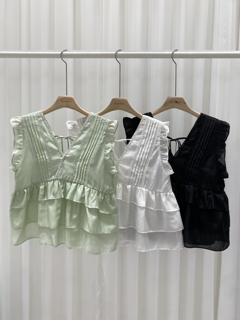 IF YOU SAY SO韓國代購㊣女士新品時尚25春夏休閑吊帶背心IF YOU SAY SO吊帶/背心
