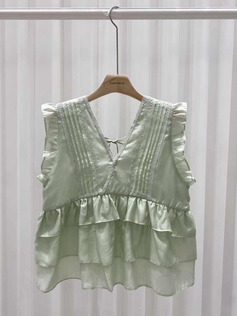 IF YOU SAY SO韓國代購㊣女士新品時尚25春夏休閑吊帶背心IF YOU SAY SO吊帶/背心
