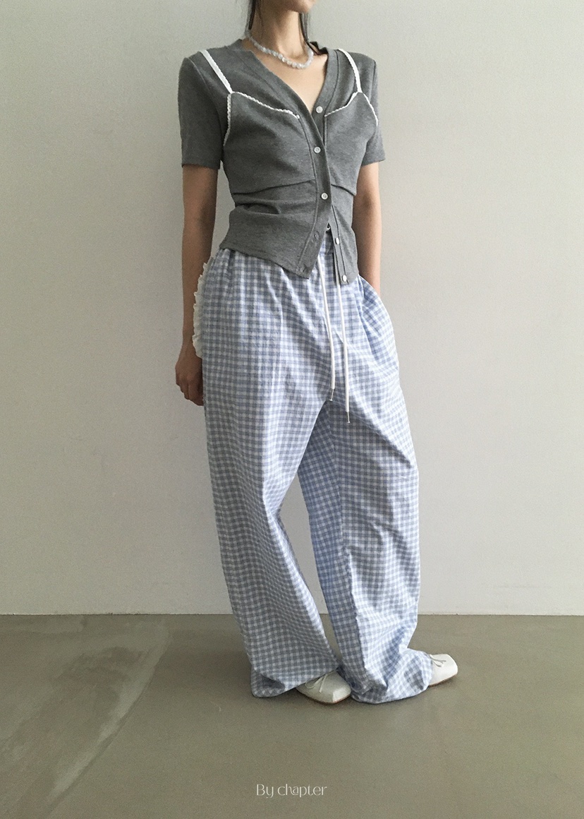 BY CHAPTER韓國直郵㊣女士新款真品時尚職業T恤假兩件開衫ChapterT恤