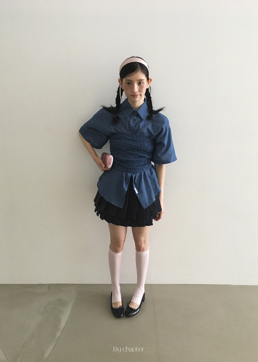 BY CHAPTER韓國代購㊣女裝新款25春夏人氣推薦時尚休閑裙褲Chapter裙褲