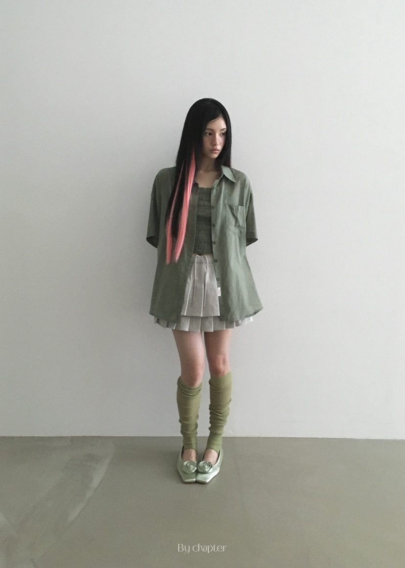 BY CHAPTER韓國代購㊣女裝新款25春夏人氣推薦時尚休閑裙褲Chapter裙褲
