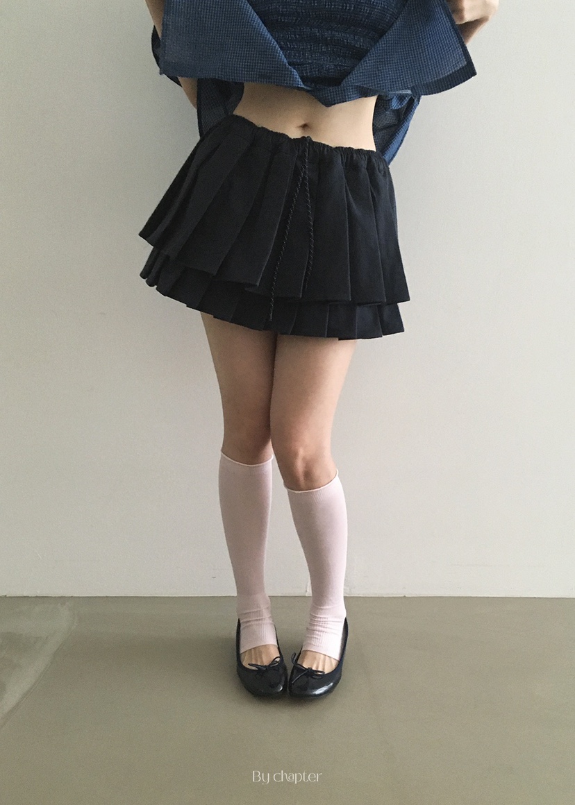BY CHAPTER韓國代購㊣女裝新款25春夏人氣推薦時尚休閑裙褲Chapter裙褲圖色3