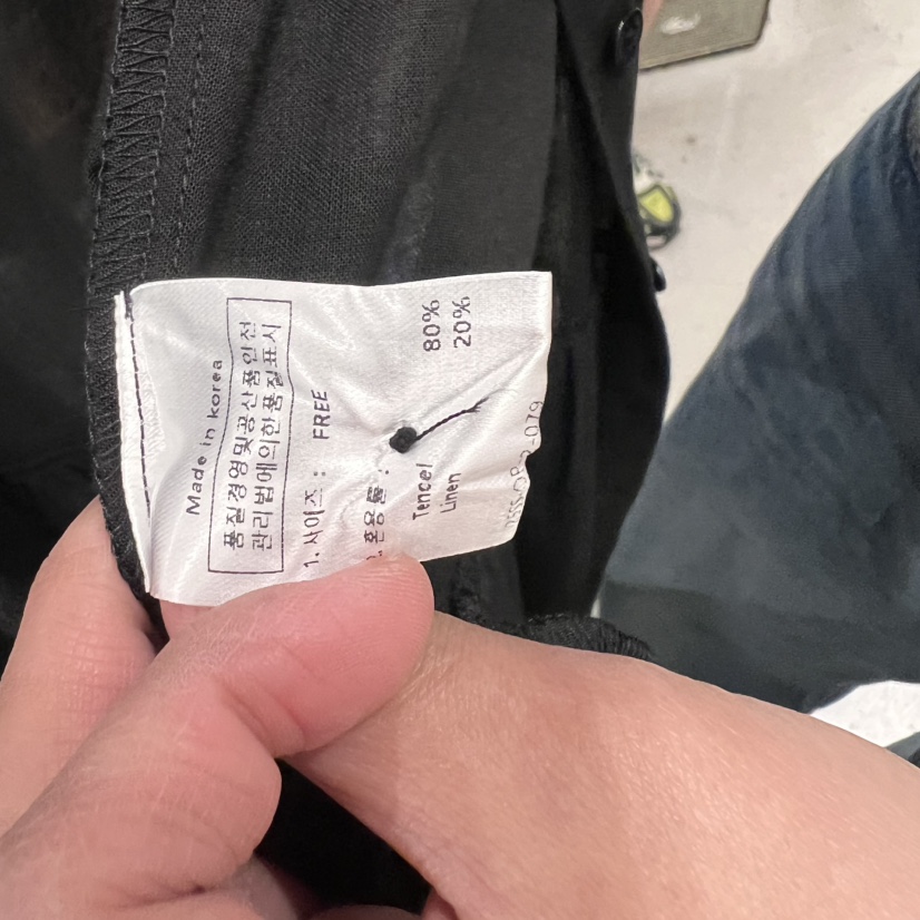 SSEMIENNE東大門㊣實拍女裝新品25春夏休閑真品職業連衣裙亞麻SSEMIENNE連衣裙