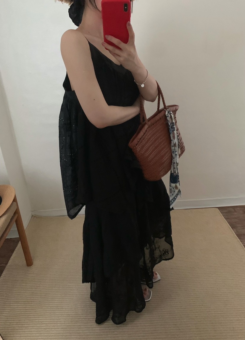 TWENTY FOUR SEVEN24-7東大門㊣實拍女士新款推薦長裙蕾絲TEWNTY FOUR SEVEN24-7長裙