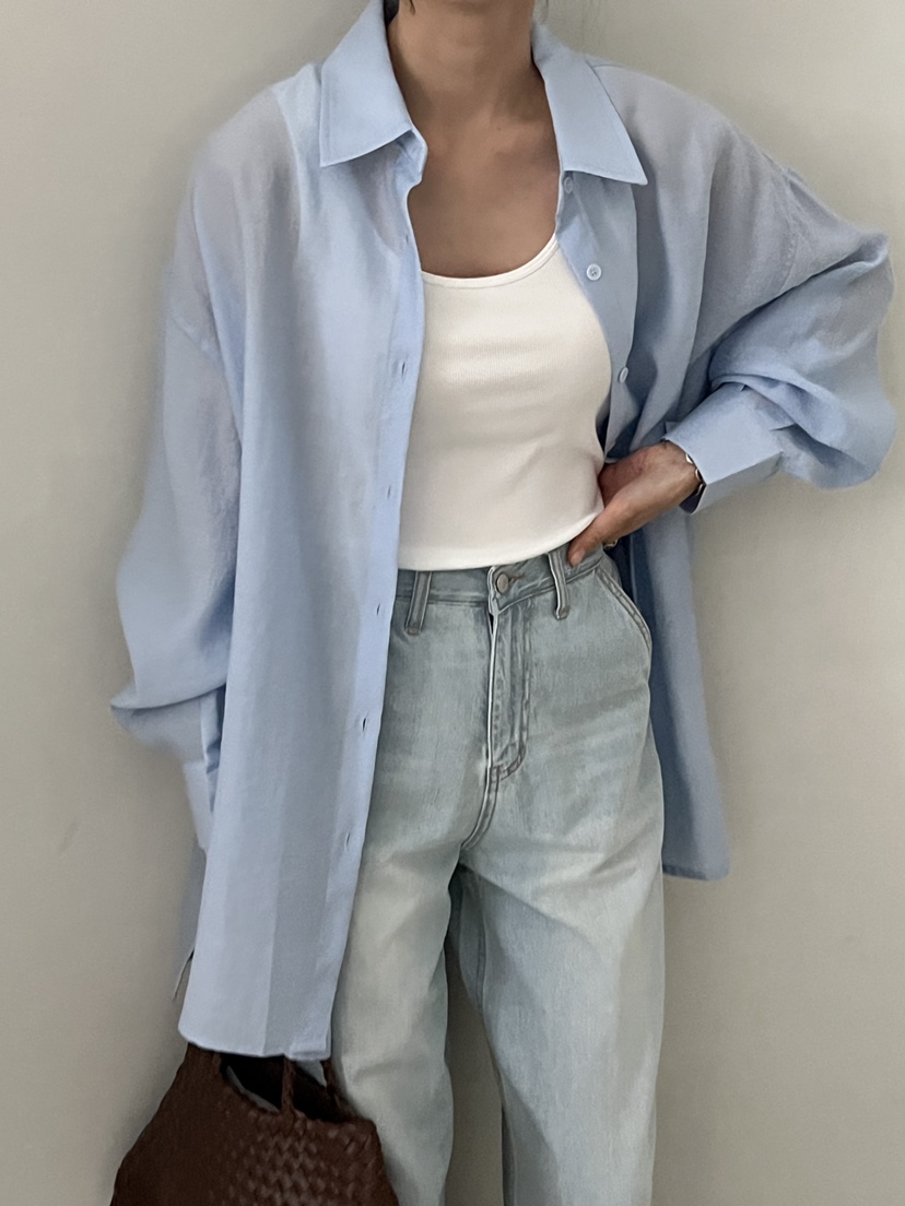 DEMAR東大門㊣代購女士新品休閑25春夏職業人氣時尚襯衫蕾絲衫DEMAR襯衫/蕾絲衫