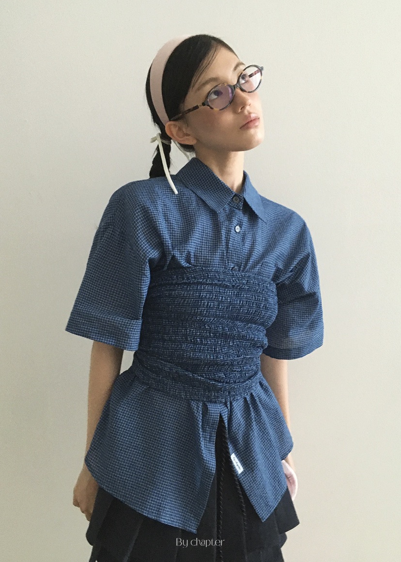BY CHAPTER韓國直郵㊣女士新品25春夏熱賣休閑時尚套裝格紋Chapter套裝