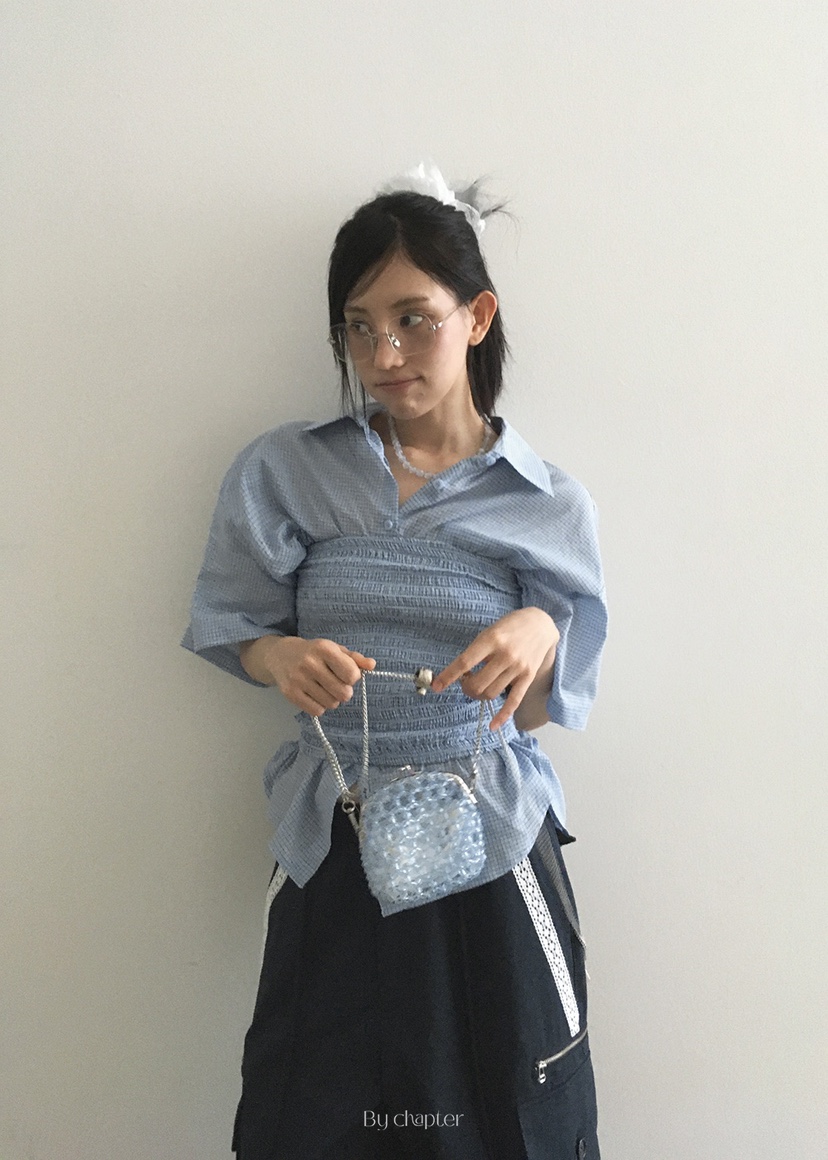 BY CHAPTER韓國直郵㊣女士新品25春夏熱賣休閑時尚套裝格紋Chapter套裝