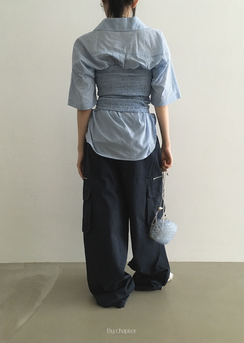 BY CHAPTER韓國直郵㊣女士新品25春夏熱賣休閑時尚套裝格紋Chapter套裝