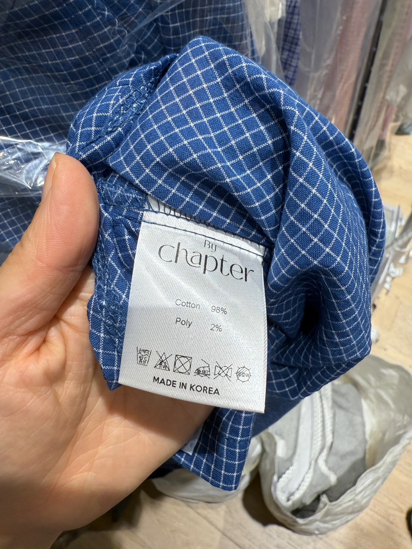 BY CHAPTER韓國直郵㊣女士新品25春夏熱賣休閑時尚套裝格紋Chapter套裝