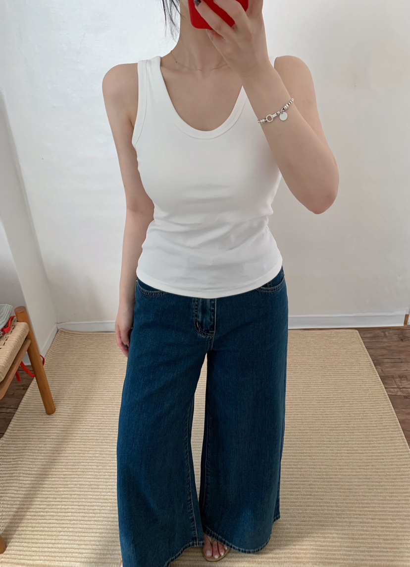 TWENTY FOUR SEVEN24-7東大門㊣代購女裝新品熱賣吊帶背心TEWNTY FOUR SEVEN24-7吊帶/背心圖色1
