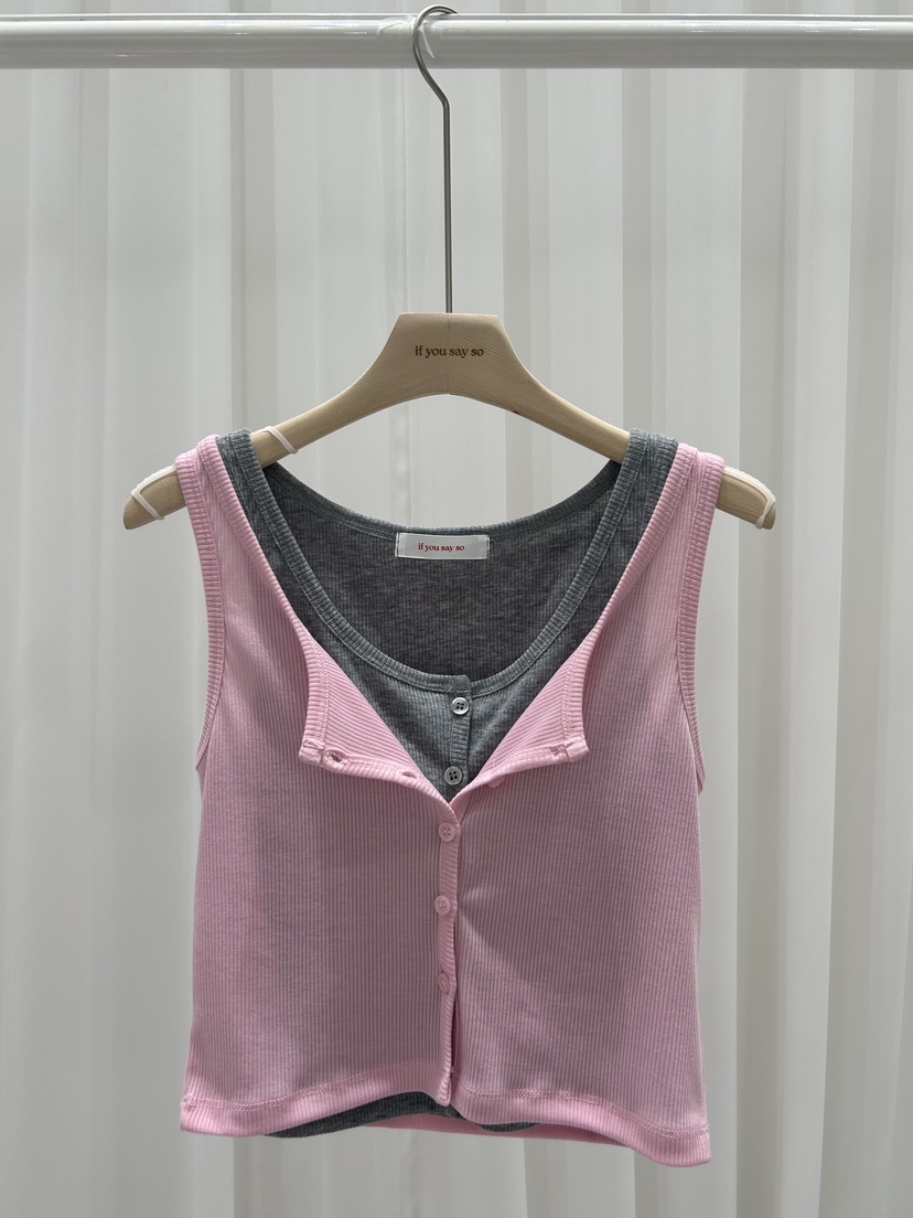 IF YOU SAY SO東大門㊣代購女裝新品人氣時尚職業吊帶背心IF YOU SAY SO吊帶/背心