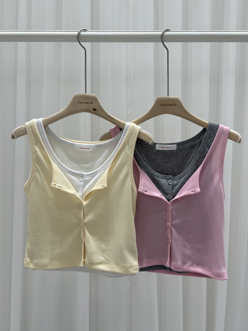 IF YOU SAY SO東大門㊣代購女裝新品人氣時尚職業吊帶背心IF YOU SAY SO吊帶/背心