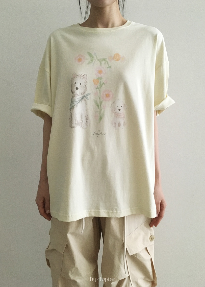 BY CHAPTER東大門㊣實拍女裝新品時尚人氣職業休閑熱賣T恤ChapterT恤圖色1